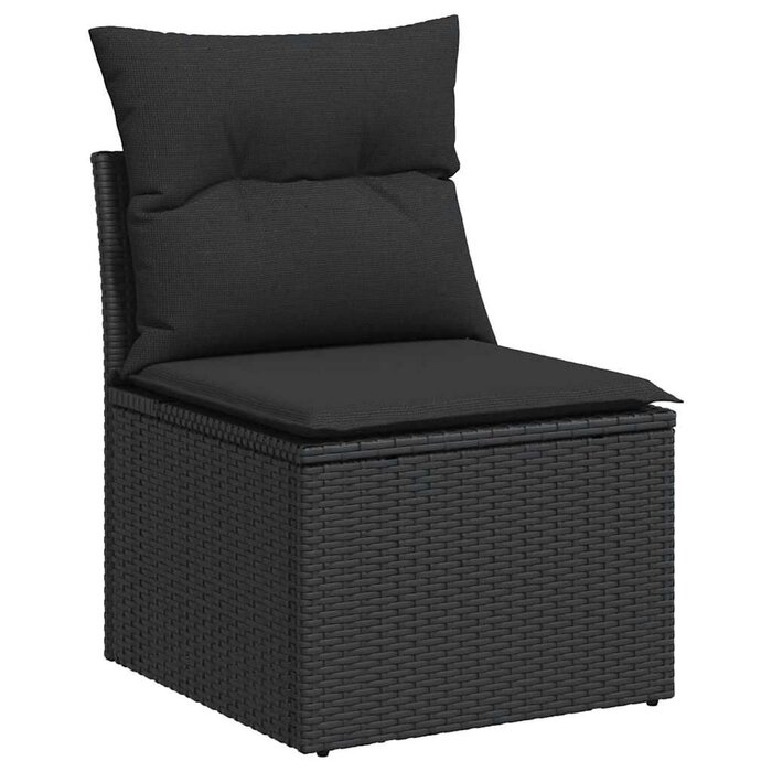 Vidaxl Chaise de jardin en résine tressée noire - Jusqu'à -46% de réduction