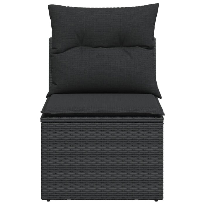 Vidaxl Chaise de jardin en résine tressée noire - Jusqu'à -46% de réduction