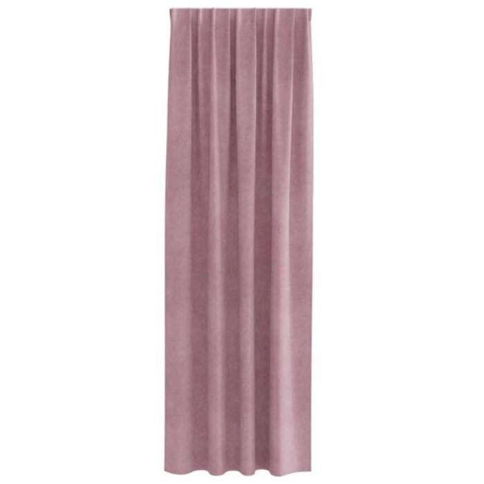 Vidaxl Rideaux occultants en velours rose foncé 140x260 cm - Jusqu'à -40%