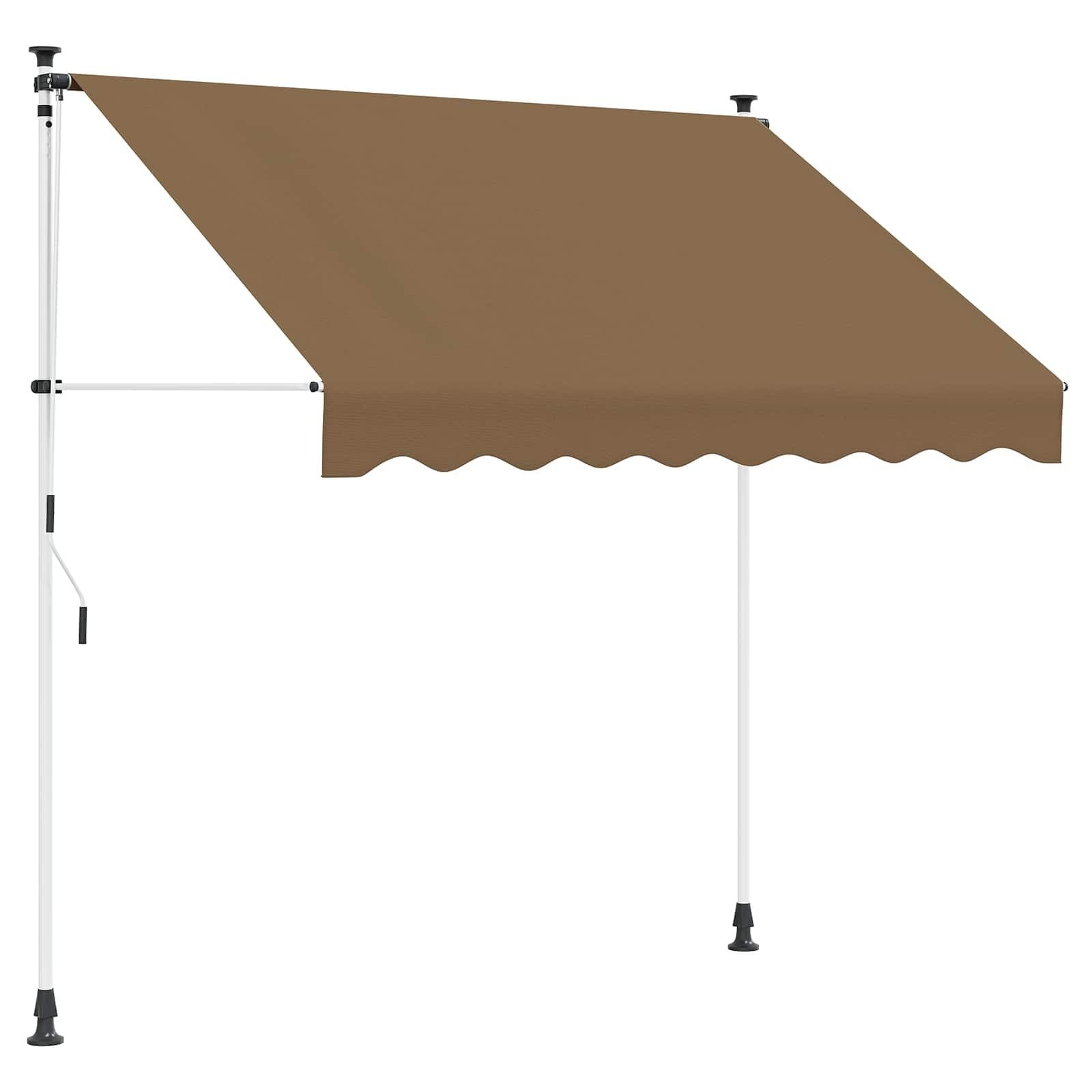 Vidaxl Store banne manuel rétractable beige 100 cm - Jusqu'à -46% sur l'outlet