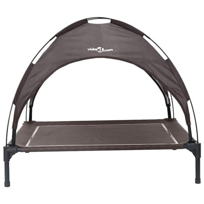 Vidaxl Lit surélevé pour chien avec auvent - 90x81cm - Jusqu'à -44% de remise