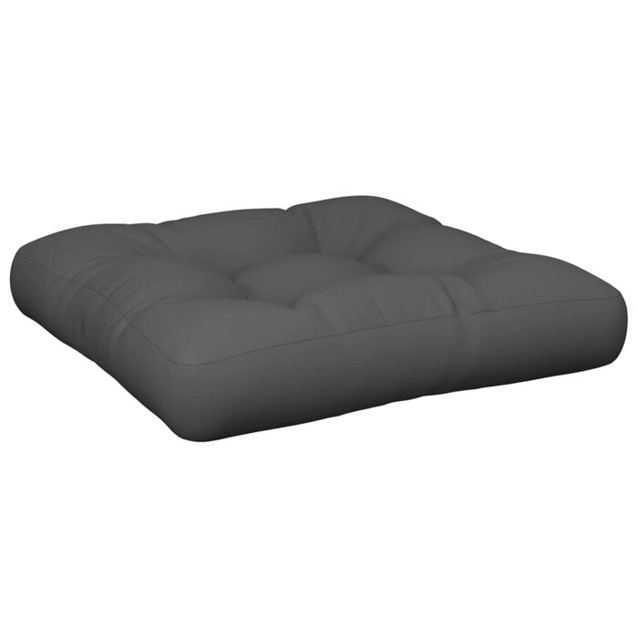 Vidaxl Lot de 2 coussins pour palette anthracite - Jusqu'à -44%