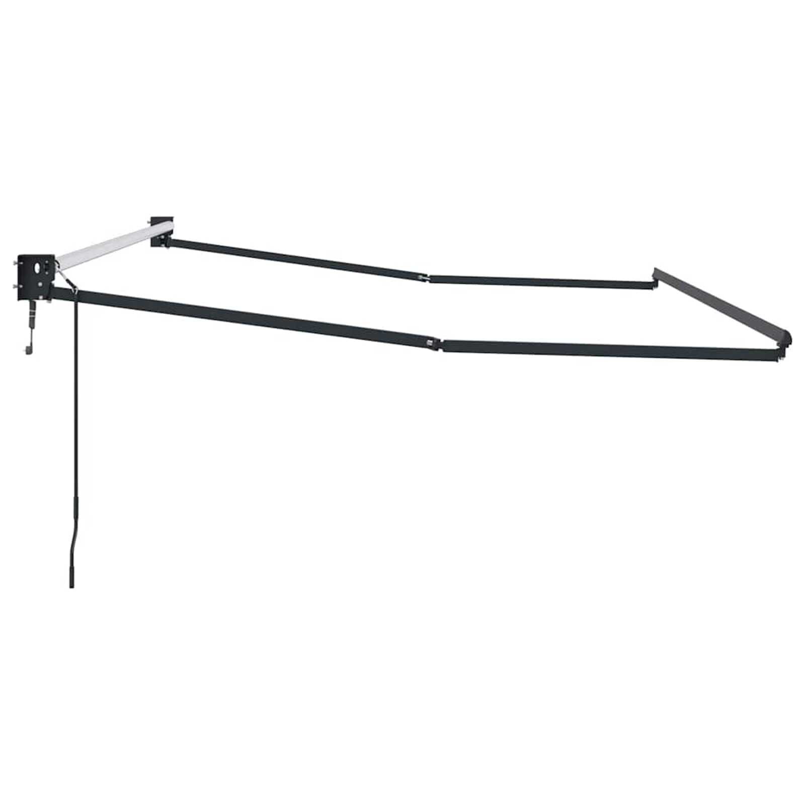 Vidaxl Store banne manuel anthracite 3,5x2,5m - Jusqu'à 47% de réduction