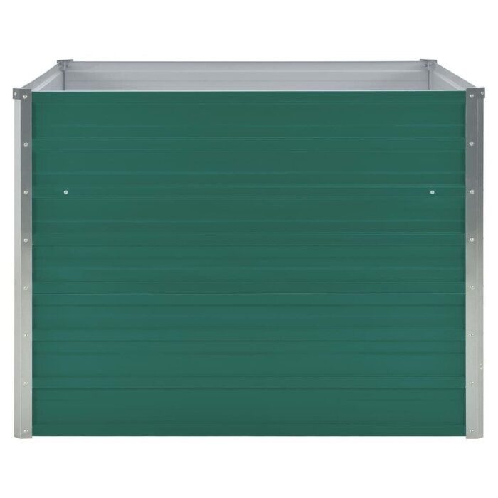 Vidaxl Bac de jardin surélevé 100x100x77cm - Acier galvanisé - Jusqu'à -45%