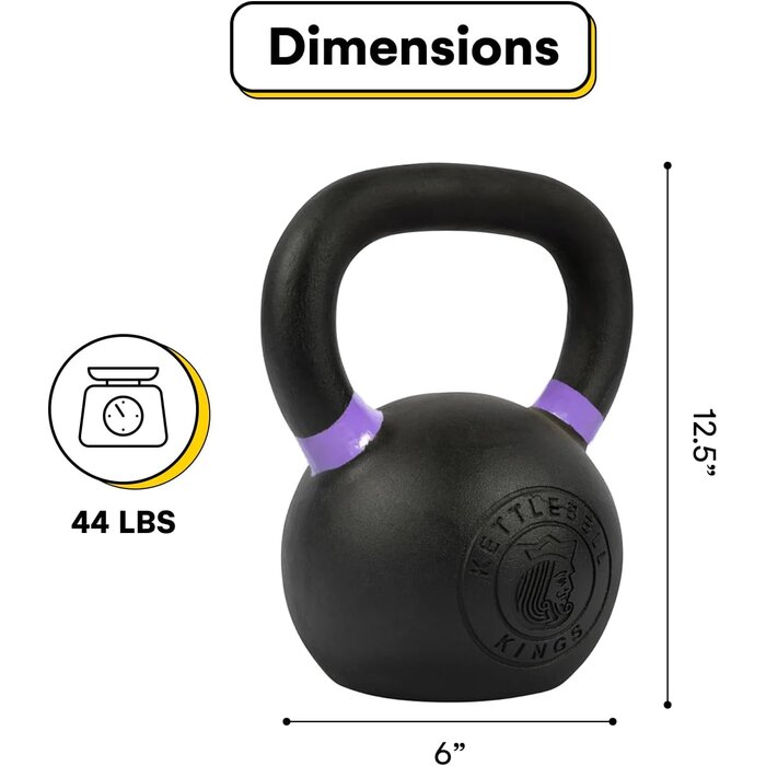 Kettlebell en fonte - Violet prismatique - Jusqu'à -47%