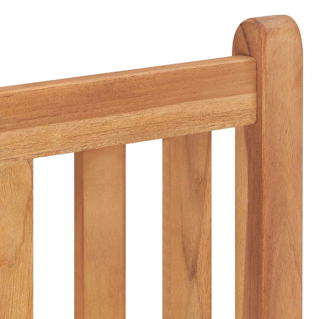 Vidaxl Lot de 2 chaises de jardin en teck massif - Jusqu'à 57% de réduction