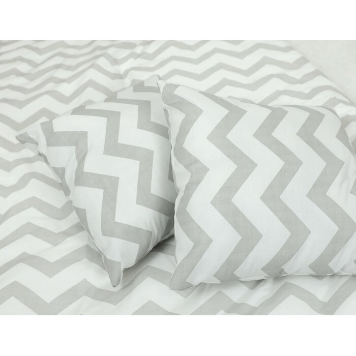 Viking Choice Tipi Enfant Gris Zigzag - 120x160cm - Jusqu'à -35% en Outlet
