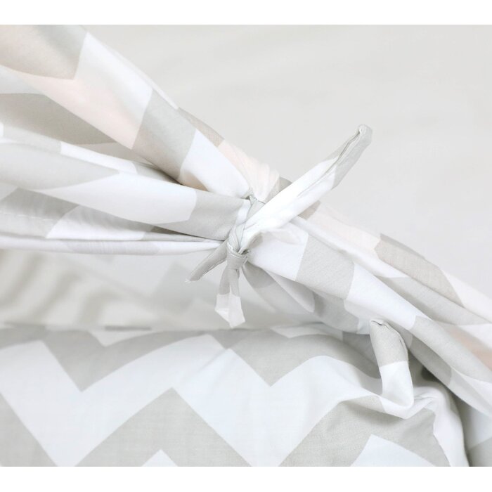 Viking Choice Tipi Enfant Gris Zigzag - 120x160cm - Jusqu'à -35% en Outlet