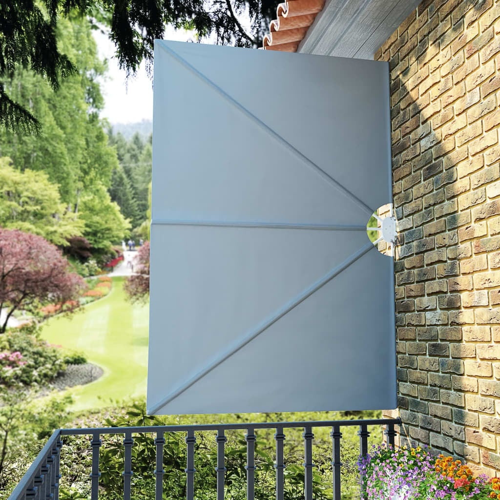 Vidaxl Pare-soleil pliable pour terrasse 240x160 cm - Gris - Jusqu'à 33% de remise