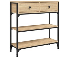 Vidaxl Table console murale aspect chêne - Jusqu'à -46% sur notre sélection outlet