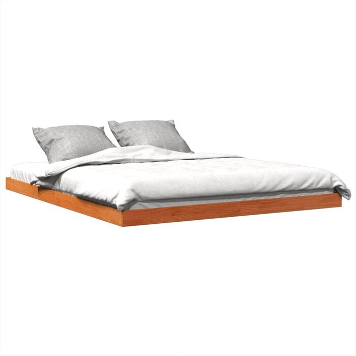 Vidaxl Cadre de lit en pin massif 150x200cm - Jusqu'à -47%