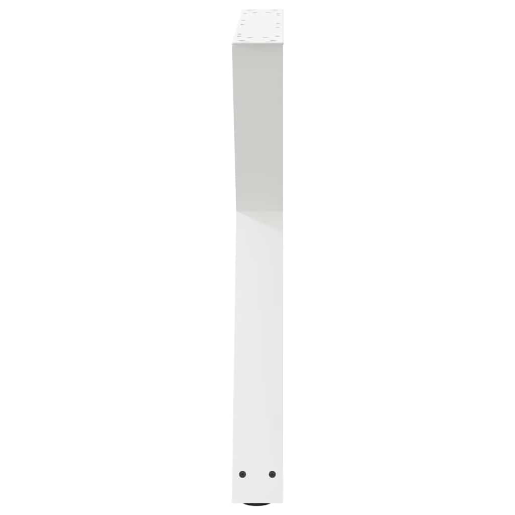 Vidaxl Pieds de table acier blanc 70cm - Jusqu'à -46% sur l'outlet