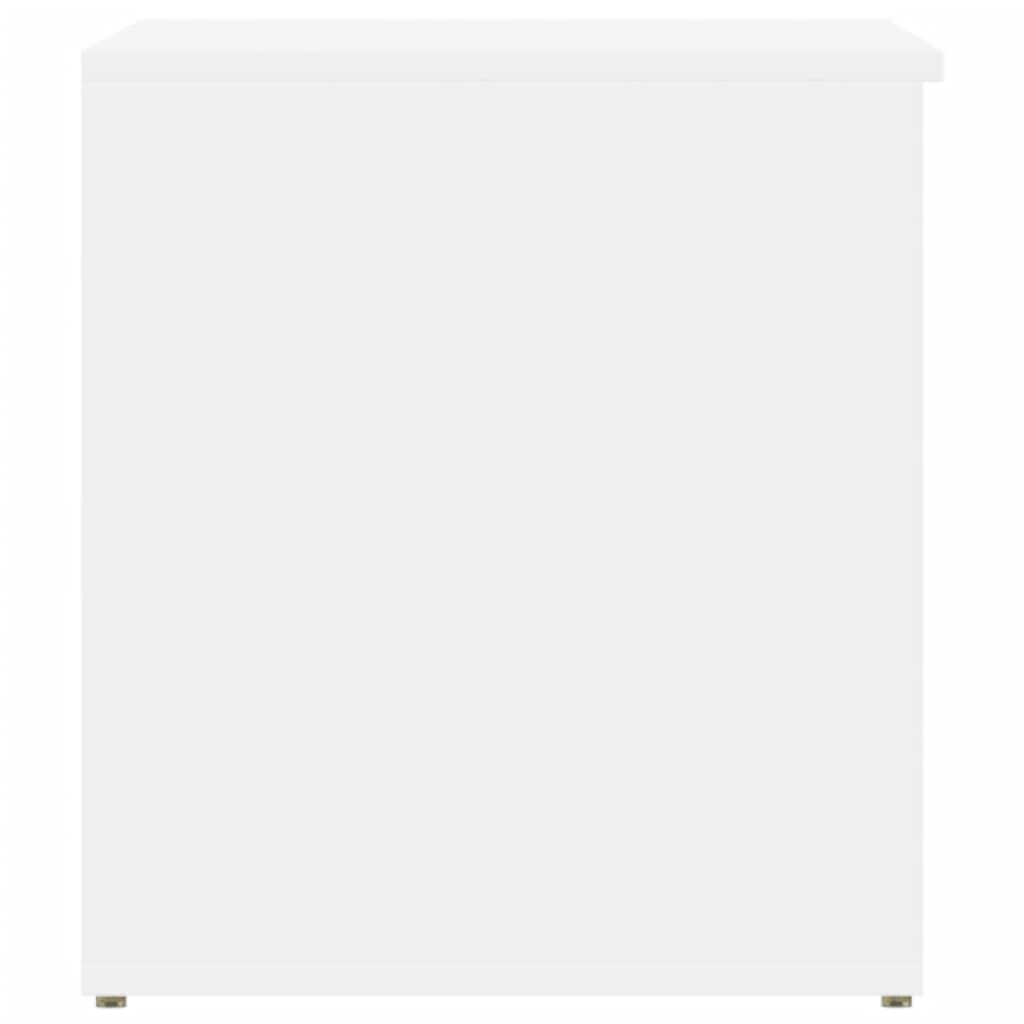 Vidaxl Coffre de rangement blanc 84x42 cm - Jusqu'à 46% de réduction