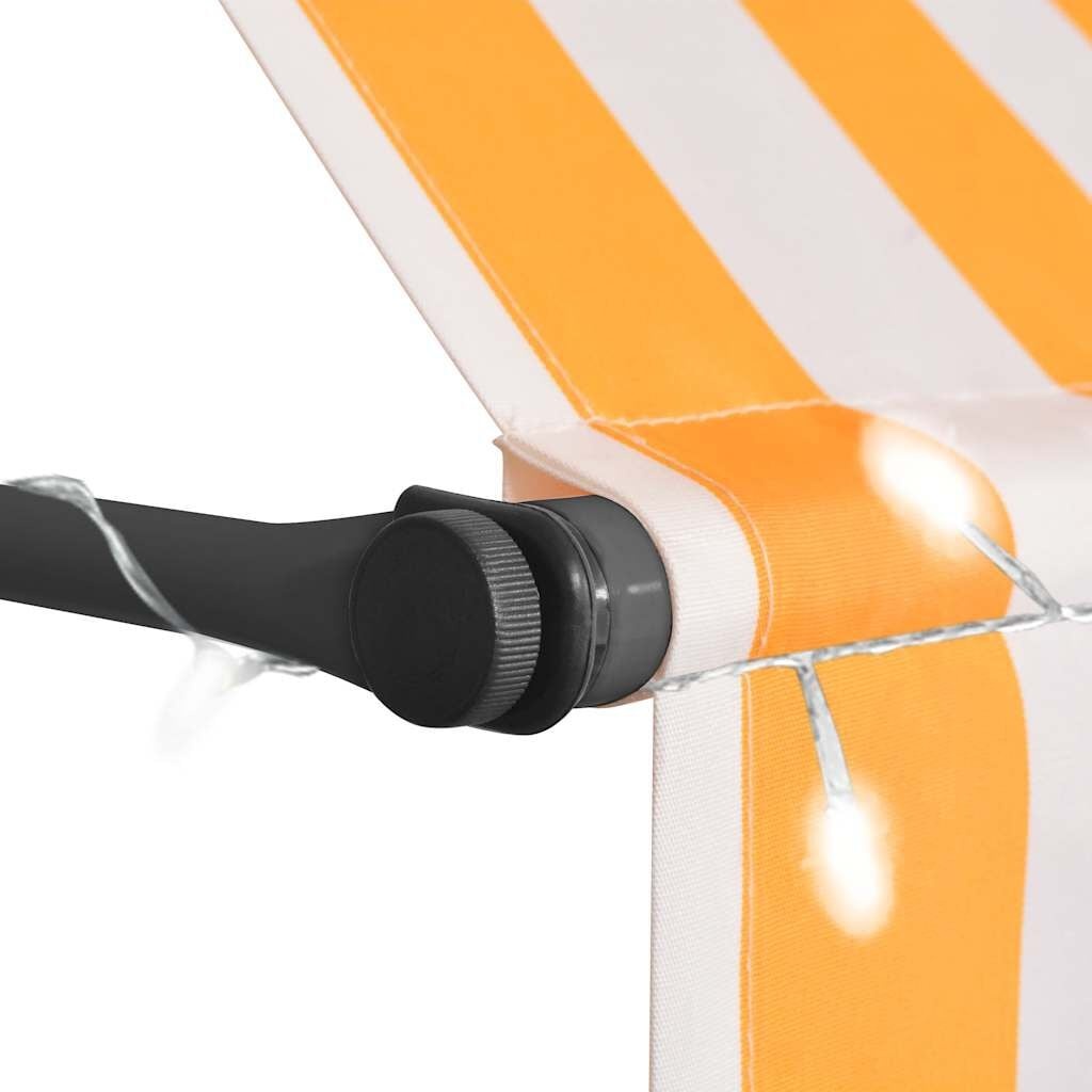 Vidaxl Store banne manuel avec LED 400cm - Jusqu'à -46% sur l'outlet