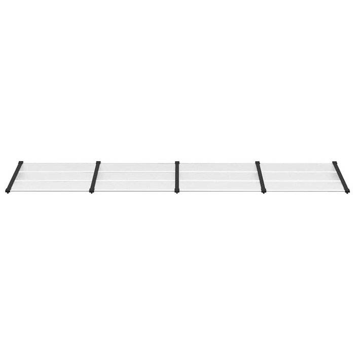Vidaxl Marquise de porte 396x90 cm - Polycarbonate - Jusqu'à -42%