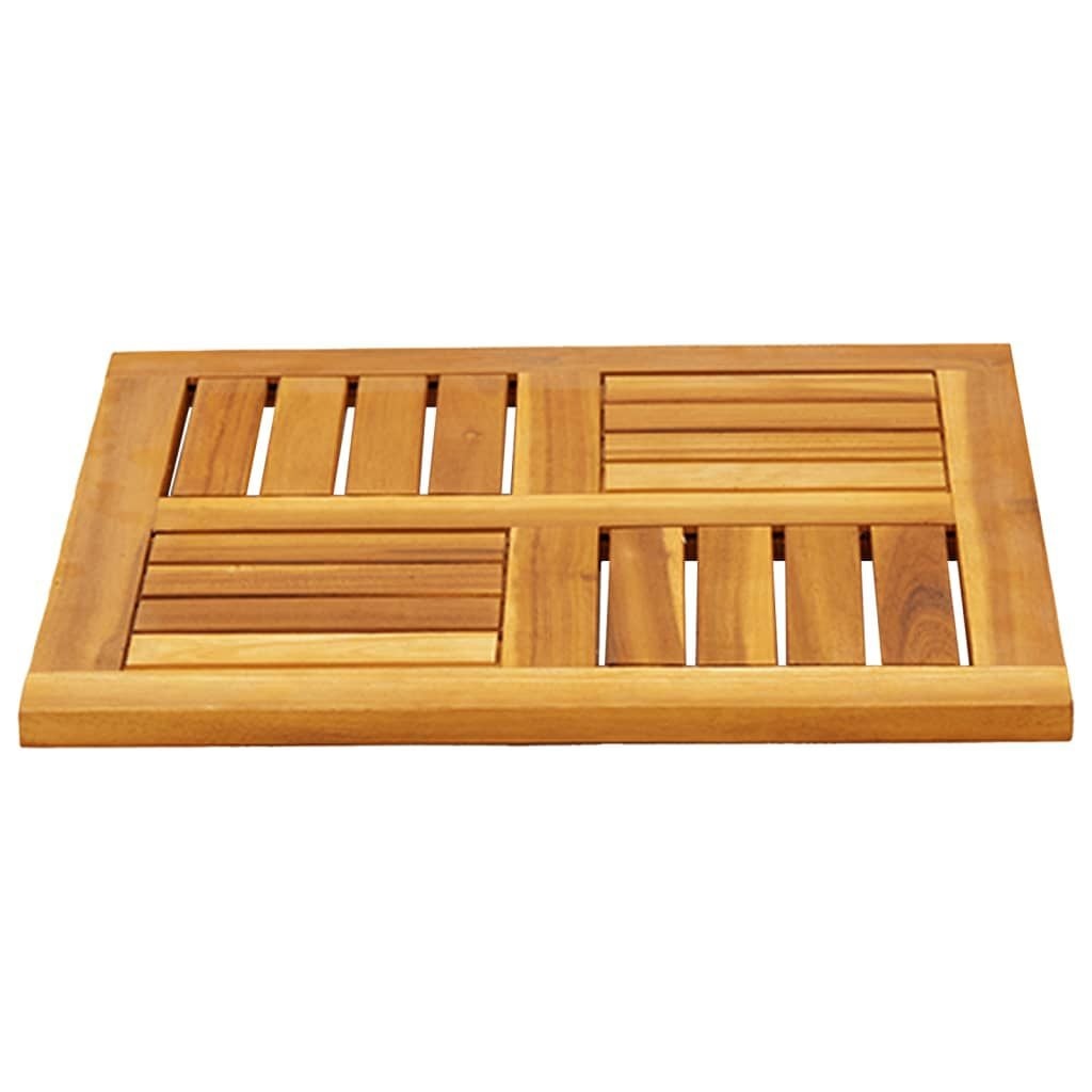 Vidaxl Plateau de table carré en bois d'acacia massif 50x50cm - Jusqu'à -40%
