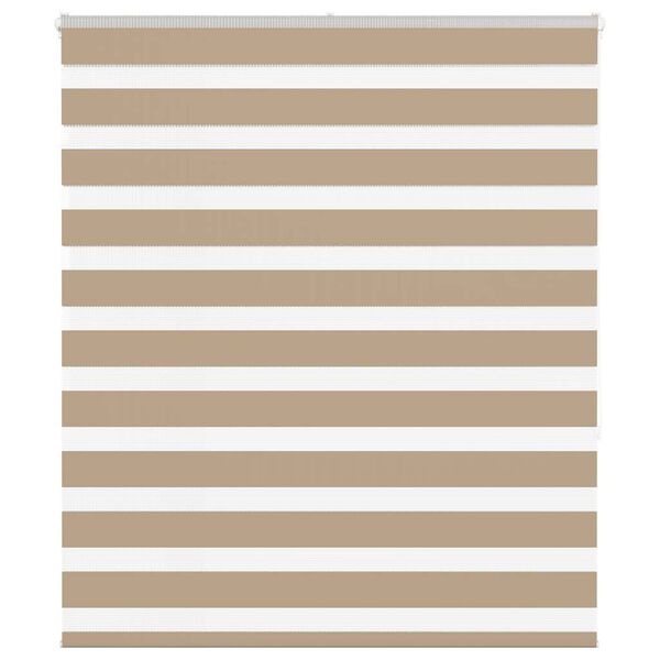 Vidaxl Store Enrouleur Jour Nuit 120x150cm Brun Sable - Jusqu'à 43% de remise