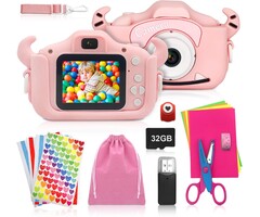 Appareil photo numérique enfant 1080p - Rose - Jusqu'à -44% de remise