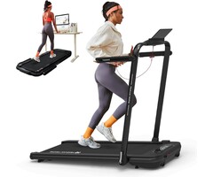 Tapis de marche pliable intelligent jusqu'à -43% - Noir mat - 120 kg max