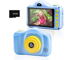 Appareil photo numérique pour enfants 12MP - Bleu - Jusqu'à -43%
