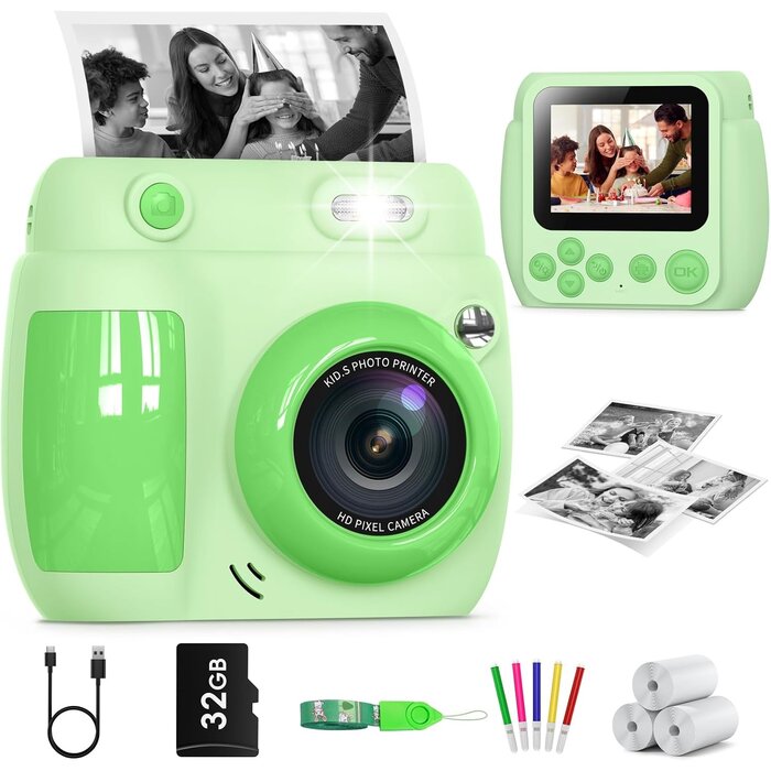 Appareil photo instantané enfant 48MP - Violet - Jusqu'à -43%