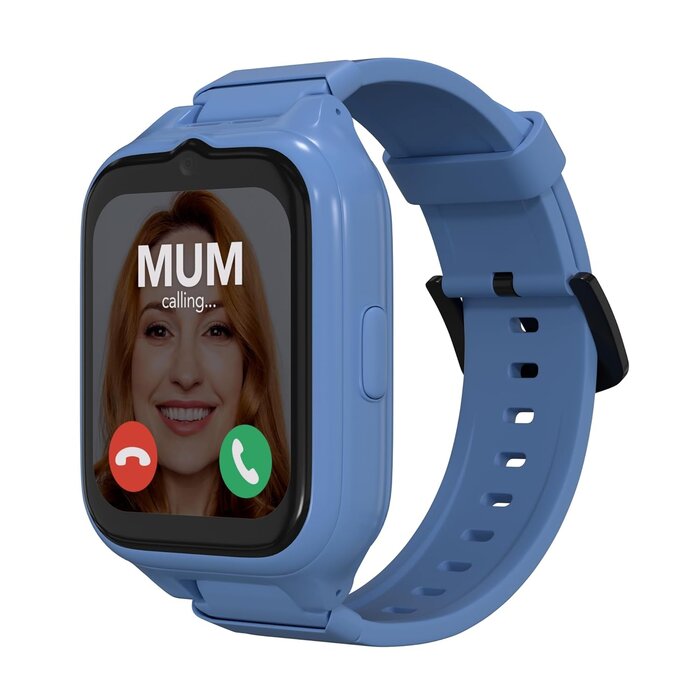 Montre connectée enfant 4G GPS - Bleu - Jusqu'à 46% de remise