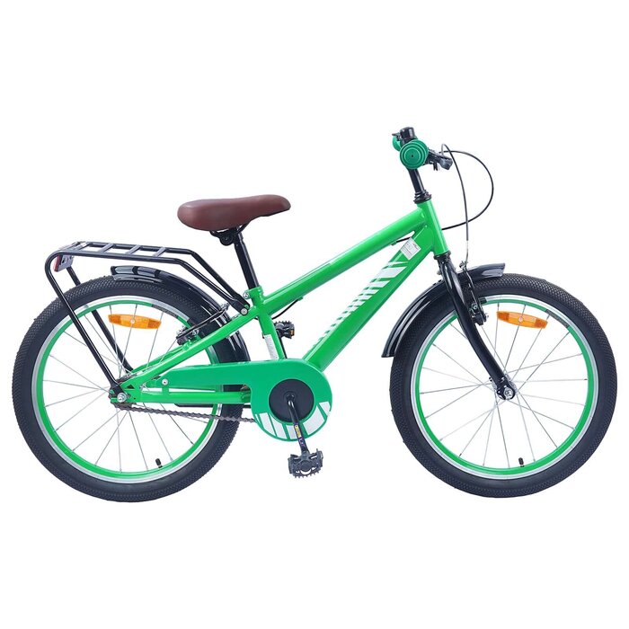 Vidaxl Vélo enfant 20 pouces vert - 6-11 ans - Jusqu'à 47% de réduction