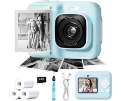 Appareil photo instantané enfant bleu - Jusqu'à -43% sur le prix neuf