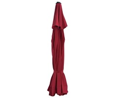 Vidaxl Toile de remplacement pour parasol 515 cm bordeaux - Jusqu'à 46% de réduction