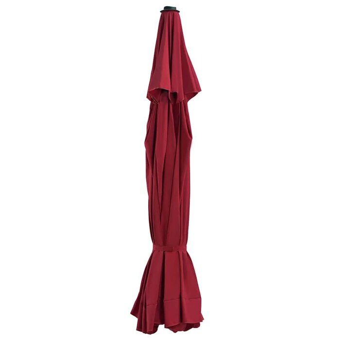Vidaxl Toile de remplacement pour parasol 515 cm bordeaux - Jusqu'à 46% de réduction