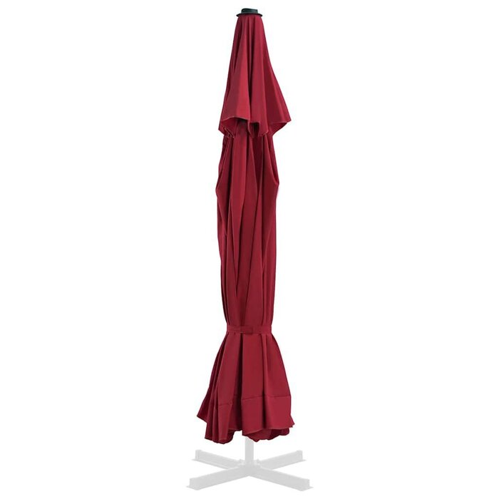 Vidaxl Toile de remplacement pour parasol 515 cm bordeaux - Jusqu'à 46% de réduction