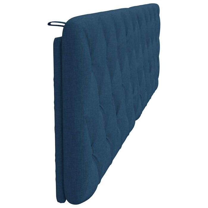 Vidaxl Coussin de tête de lit 200 cm bleu - Jusqu'à 34% de réduction