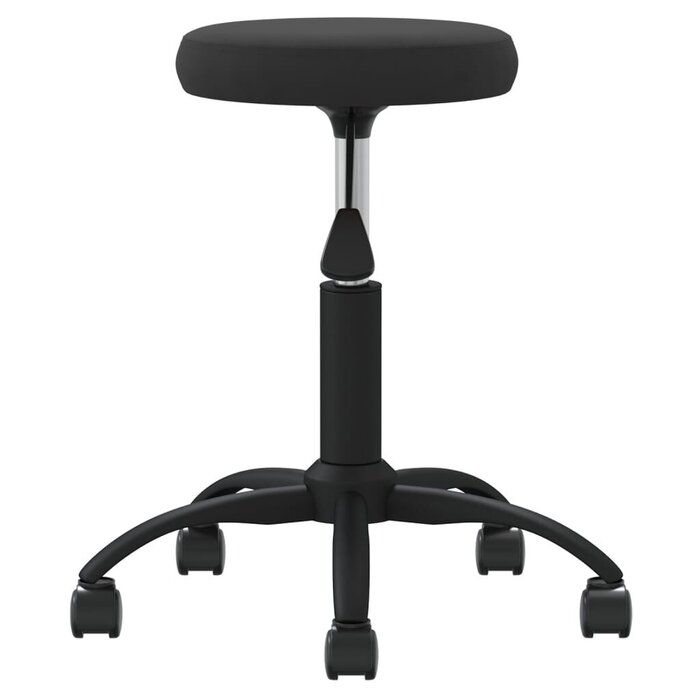 Vidaxl Chaise pivotante velours noir réglable - Jusqu'à 45% de remise