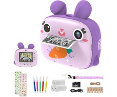 Appareil photo instantané pour enfants violet - Jusqu'à 43% de remise