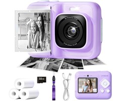 Appareil photo instantané enfant 48MP - Violet - Jusqu'à -45%