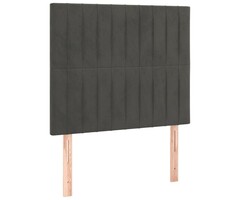 Vidaxl Lot de 2 têtes de lit velours gris foncé - Jusqu'à 56% de remise