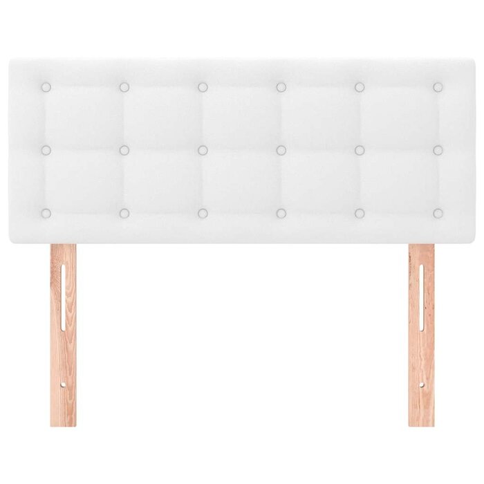 Vidaxl Tête de lit en similicuir blanc 80 cm - Jusqu'à -50% sur votre outlet