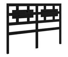 Vidaxl Tête de lit en pin massif noir 165,5 cm - Jusqu'à 35% de réduction