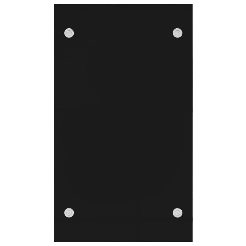 Vidaxl Range-bûches design en verre et métal noir - Jusqu'à -39%