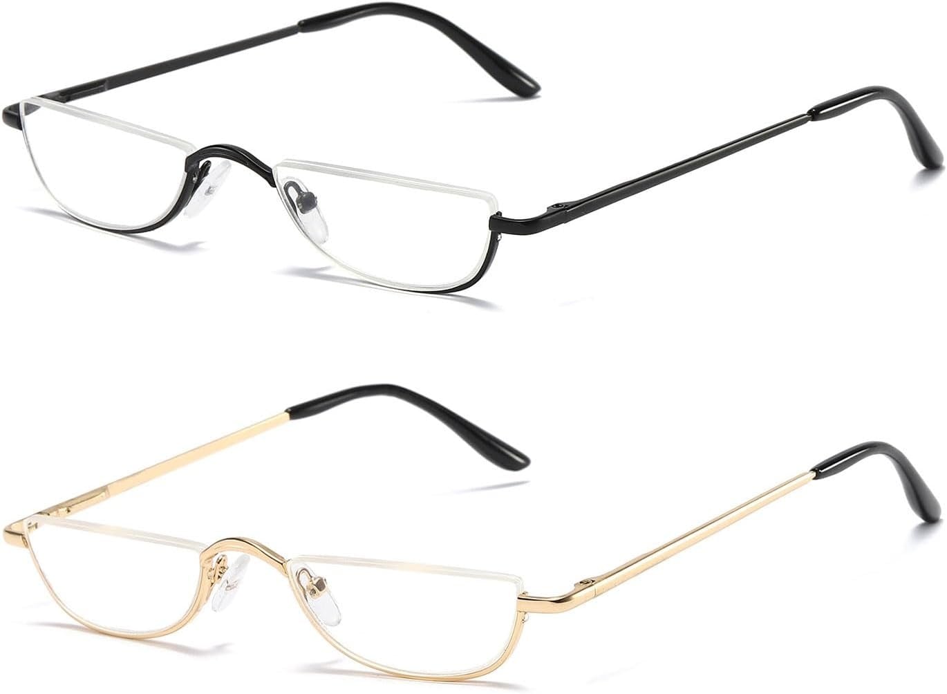 Lunettes de lecture demi-lune métal - 62% de remise