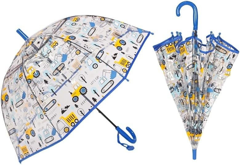 Parapluie enfant en dôme transparent - Ouverture auto - Jusqu'à -34%