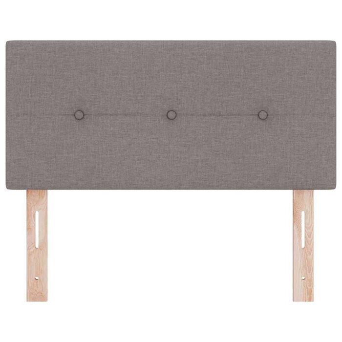Vidaxl Tête de lit 90 cm en velours côtelé taupe - Jusqu'à -47%