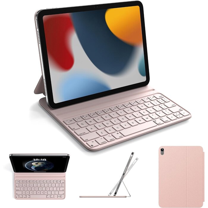 Hou Étui clavier Bluetooth pour iPad 10 (10,9") - Disposition Italienne - Jusqu'à 35%