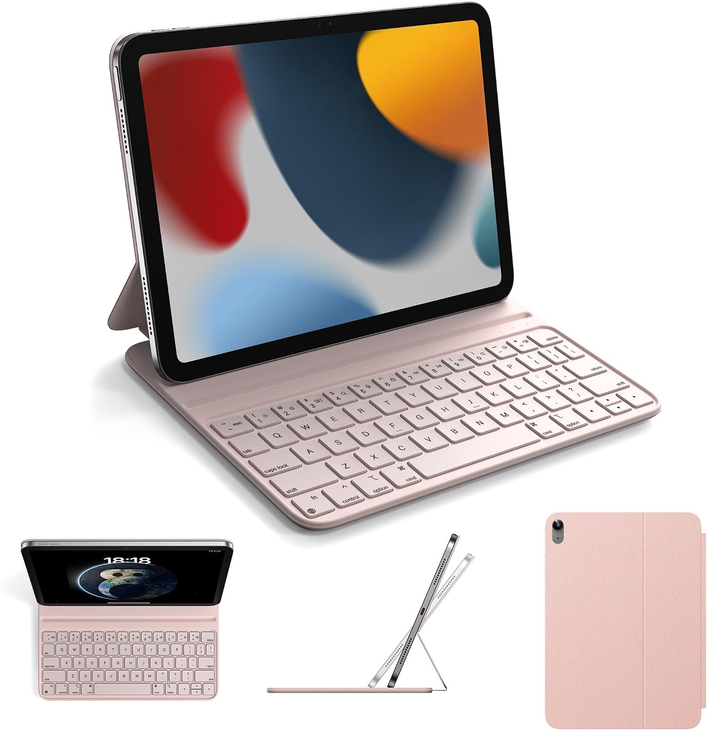 Hou Étui clavier Bluetooth pour iPad 10 (10,9") - Disposition Italienne - Jusqu'à 35%