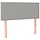 Tête de lit en tissu gris clair 90x88 cm - Jusqu'à -56% de réduction