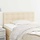 Tête de lit classique en tissu crème - Jusqu'à 52% de réduction