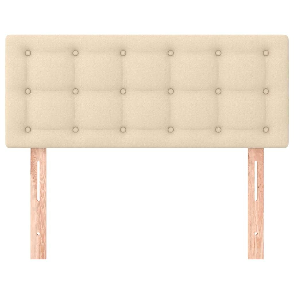 Vidaxl Tête de lit en tissu crème 80x88 cm - 68% de remise