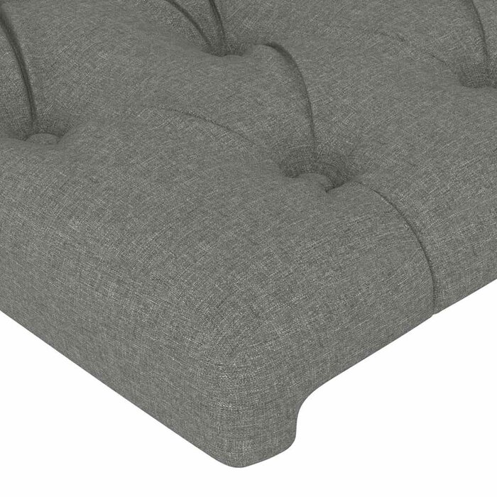 Vidaxl Tête de lit en tissu gris foncé 90 cm - Jusqu'à -51%