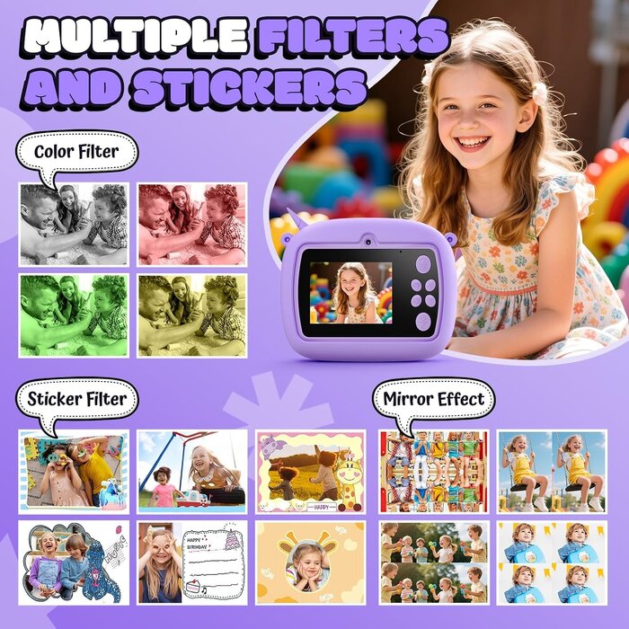 Appareil photo numérique pour enfants HD 1080P - Jusqu'à -27%