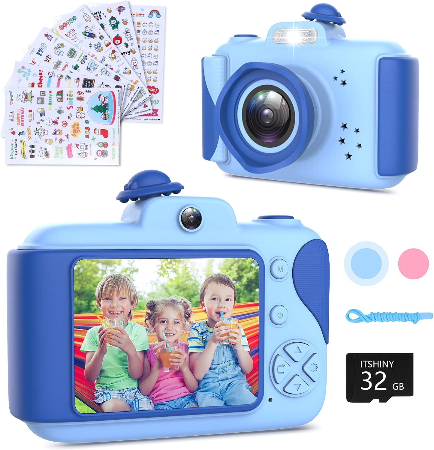 Appareil photo numérique enfant - Bleu - Jusqu'à 39% de réduction
